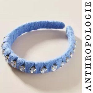 NWOT Maggie Embellished Headband, Sky